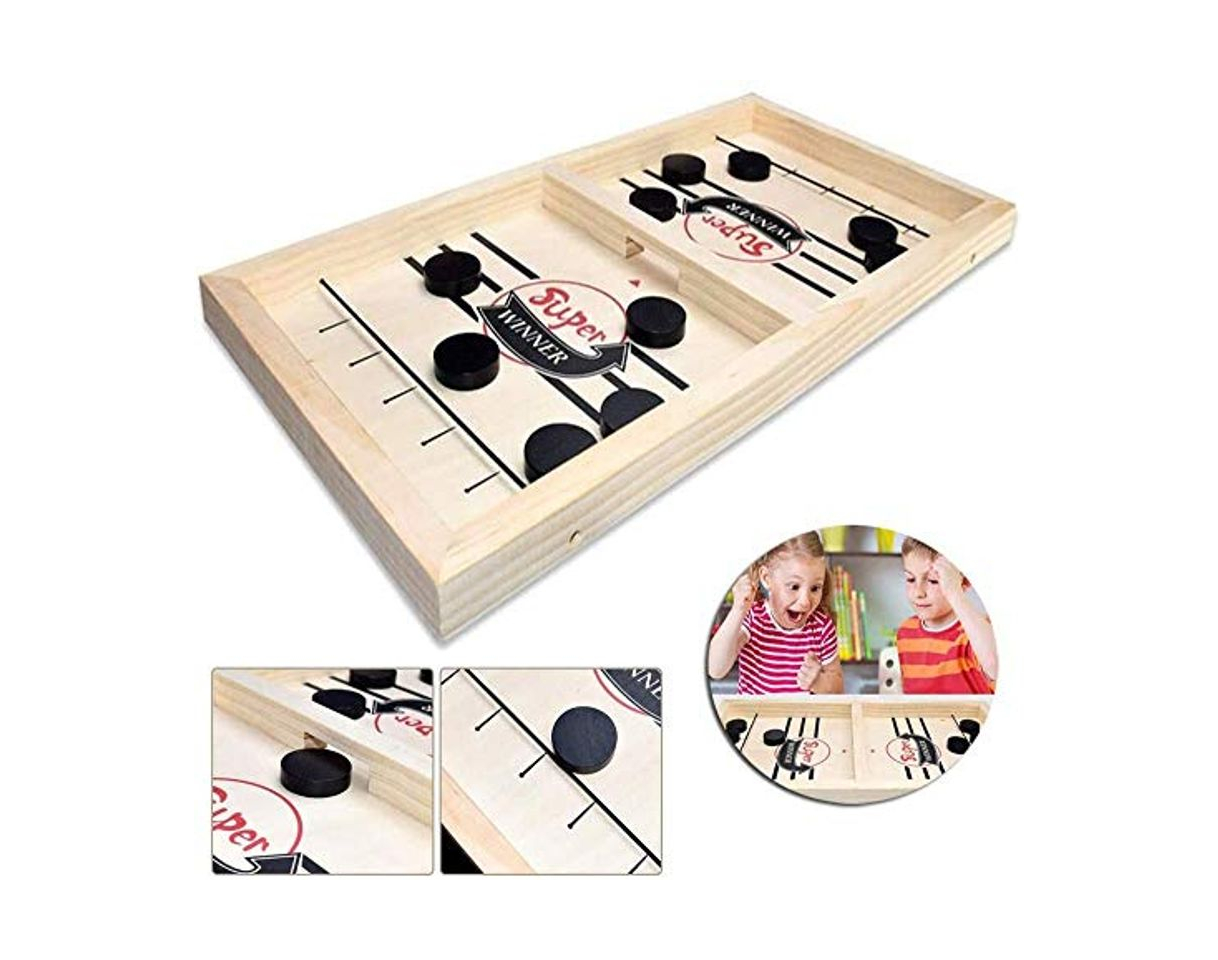 Productos Sunshine smile Juego de Mesa de Hockey,Fast Sling Puck Juego,Juguete de Tablero