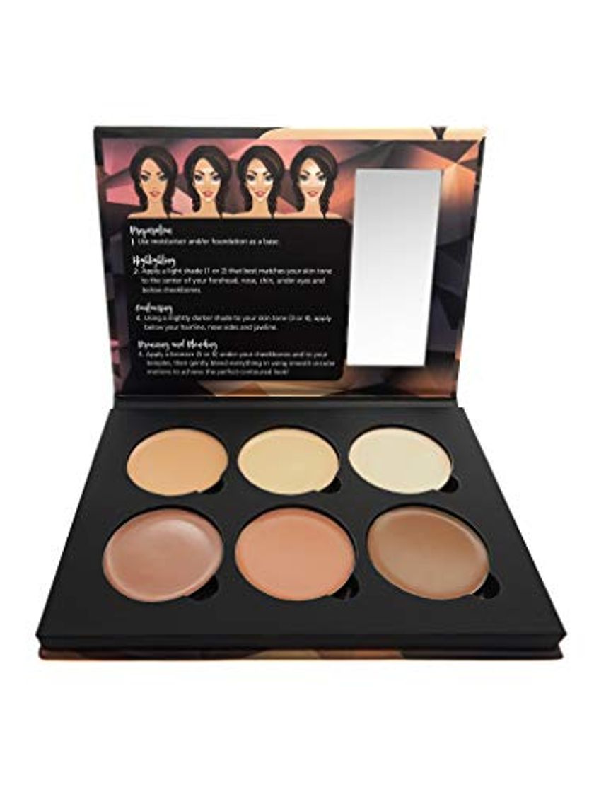 Social W7 ascensor y Sculpt modelador para cara Rostro contorno paleta