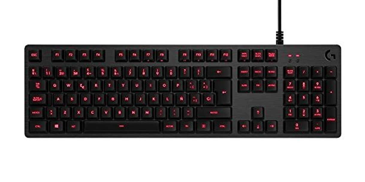 Social Logitech G413 USB QWERTY Español Negro - Teclado