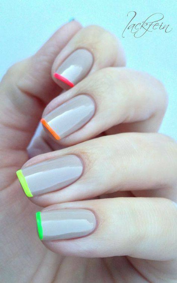 Moda UNHAS NEON MODA