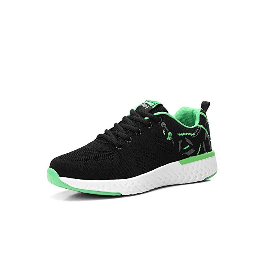 Producto Mujeres Zapatos Deportivas Running Trekking Sneakers Cordones Ligero Respirable Mesh Shoes Fitness Verde 39