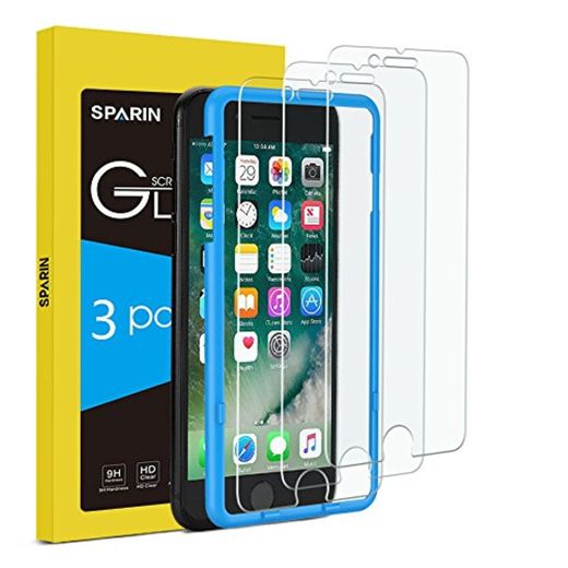 SPARIN [3-Pack] Protector Pantalla iPhone 6/6s/7/8