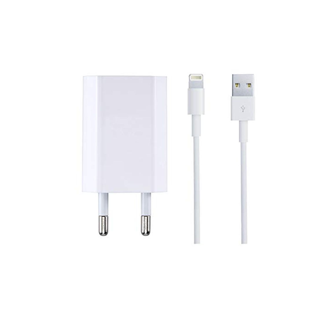 Social ZLONXUN Cargador 1A y Cable USB Compatible con iPhone 6
