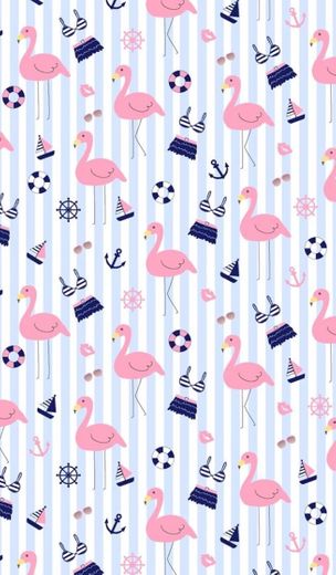 wallpaper flamingo 