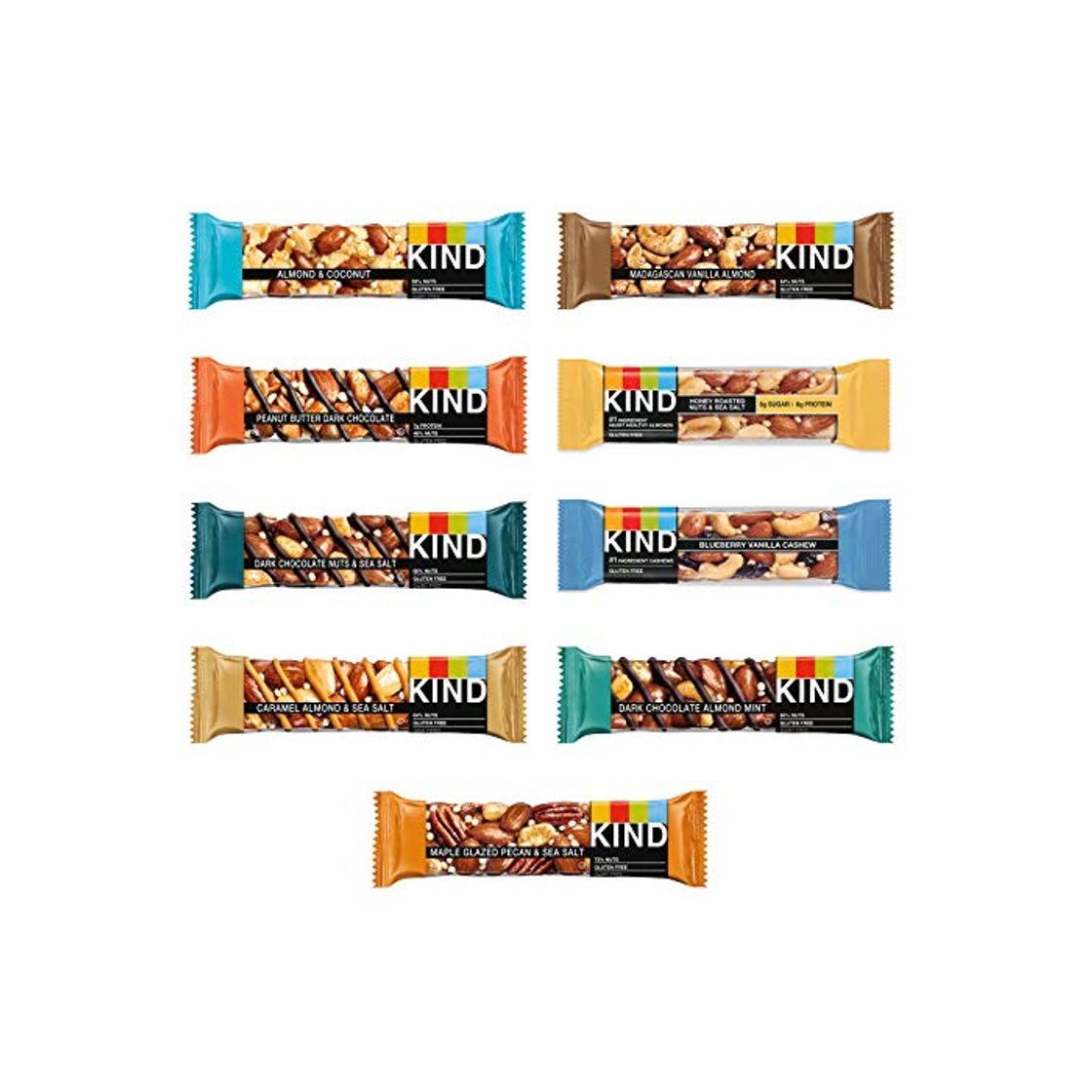 Producto KIND Bars|Gluten Free Bars|Healthy Snack Bars|Low Carb Low-Sugar Snack Bars|Plant-Based Bars|Mixed Case