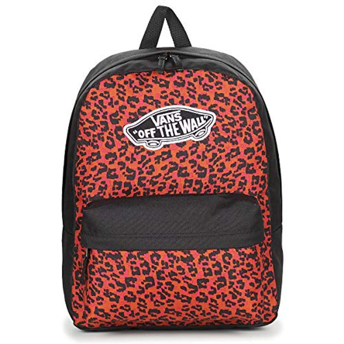 Products Mochila Vans Realm Wild Leopard de Color Leopardo roja y Negra