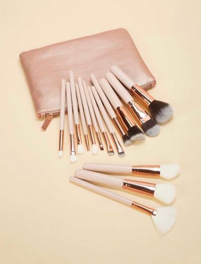 Makeup Brush 15pcs With Bag