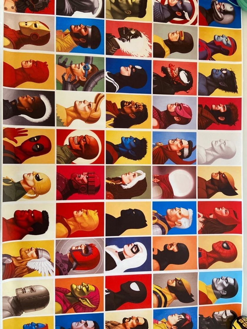 Social Cuadro superhéroes Marvel