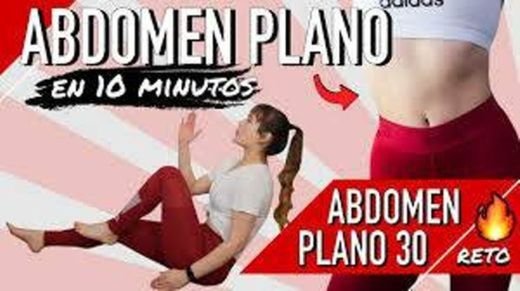 Abdomen plano en 10 minutos 😍