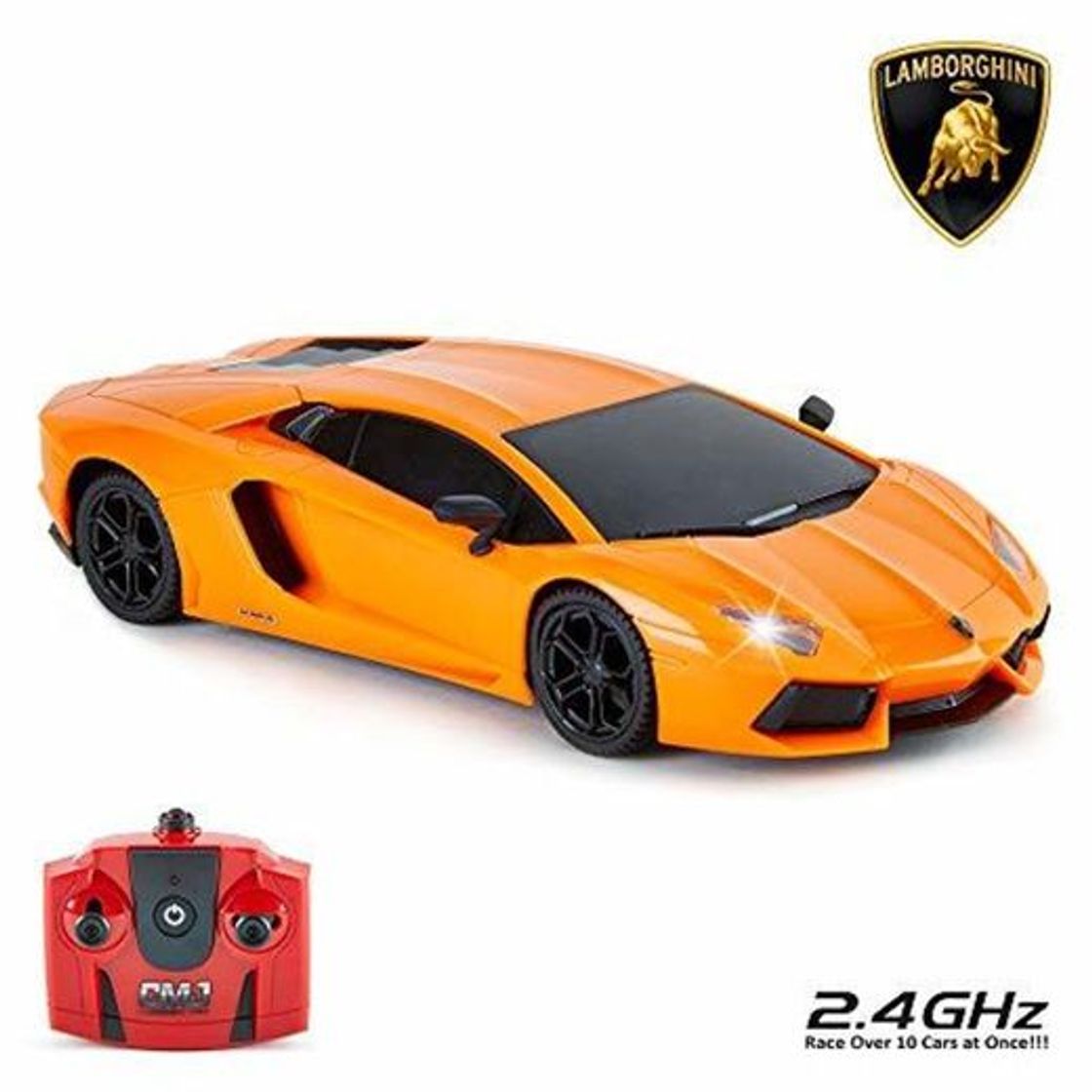 Product CMJ RC Cars-Cars Lamborghini Aventador Remoto Oficial Luces de Trabajo, Radio Control