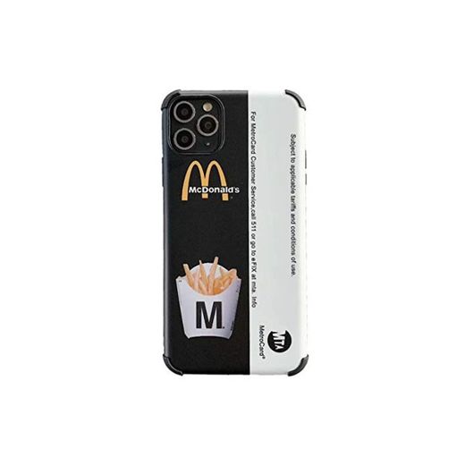 Funda de teléfono a Prueba de Golpes De Moda McDonald's Metrocard para iPhone 7 7plus 8 8plus 11 Pro XS MAX XR Hard Cover Fundas para iPhone 8 1