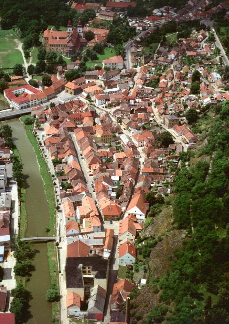 Moda Jewish Quarter and St Procopius' Basilica in Třebíč