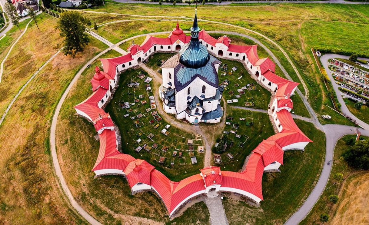 Moda Pilgrimage Church of St John of Nepomuk at Zelená Hora