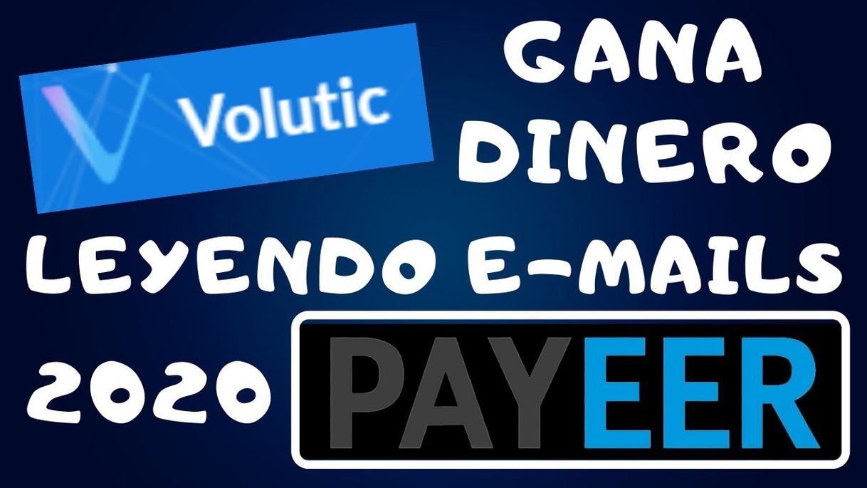 Volutic!!    Gana dinero recibiendo correos,!🤑🤑