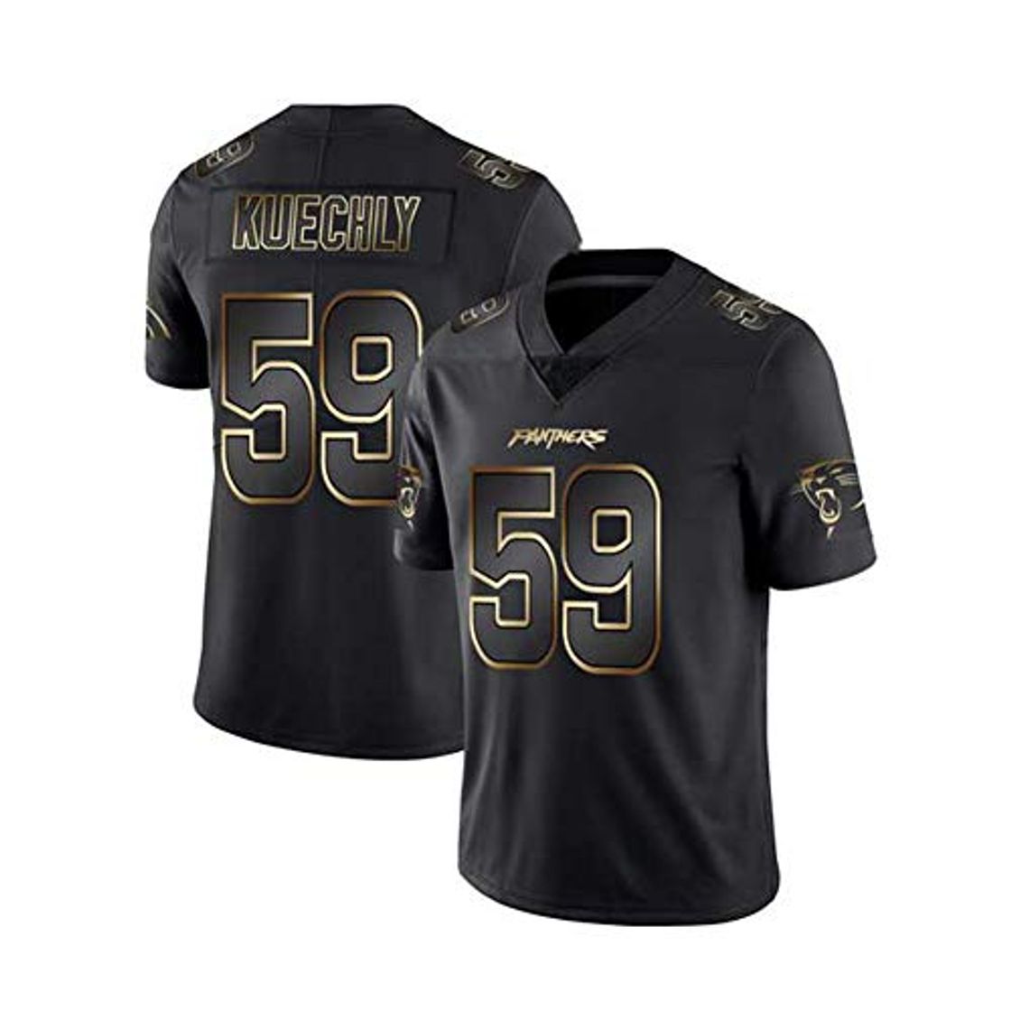 Products Camiseta de rugby de fútbol de Carolina Panthers #59 Luke Kuechly Line