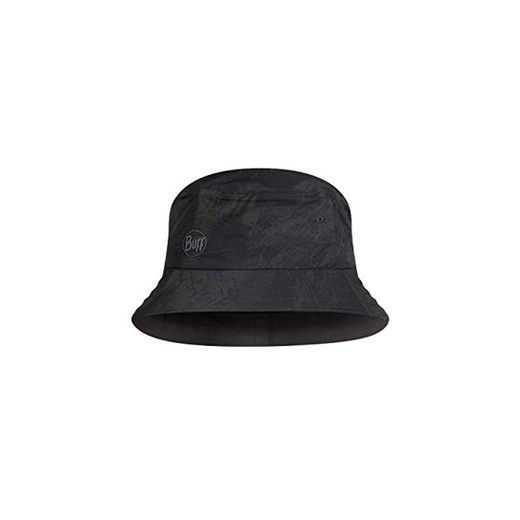 Buff Trek Bucket Hat Gorro, Unisex-Adult, Black, S