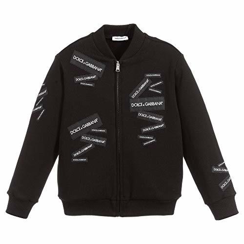 Dolce & Gabbana Sudadera con Cremallera para niños 8 Years Black
