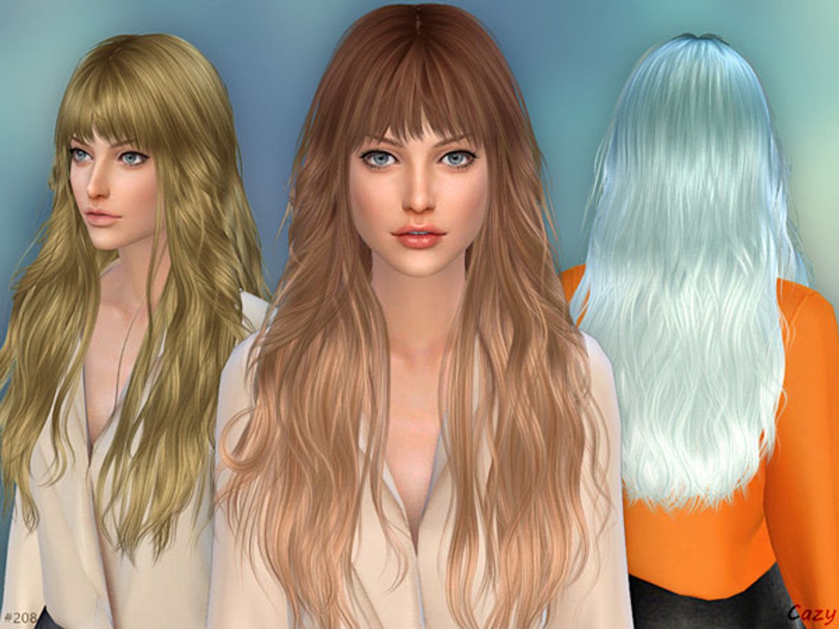 Moda Cazy's #208 - Female Hairstyle - Sims 4