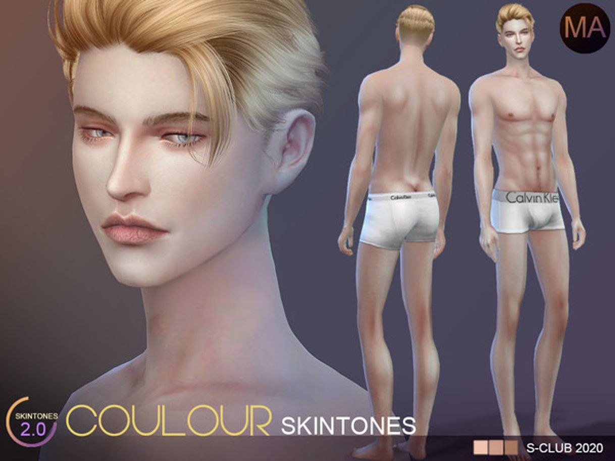 Fashion S-Club ts4 WMLL COLOURS skintones MA 2.0