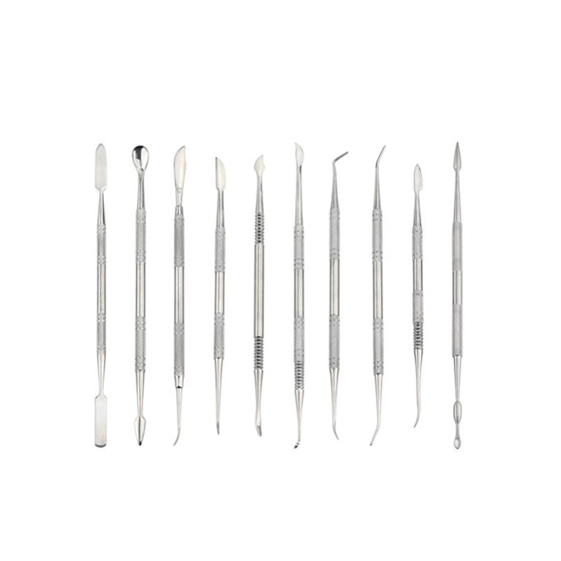 Product UEETEK 10pcs conjunto de cera de acero inoxidable conjunto de espátula Set Clay cerámica herramientas de escultura