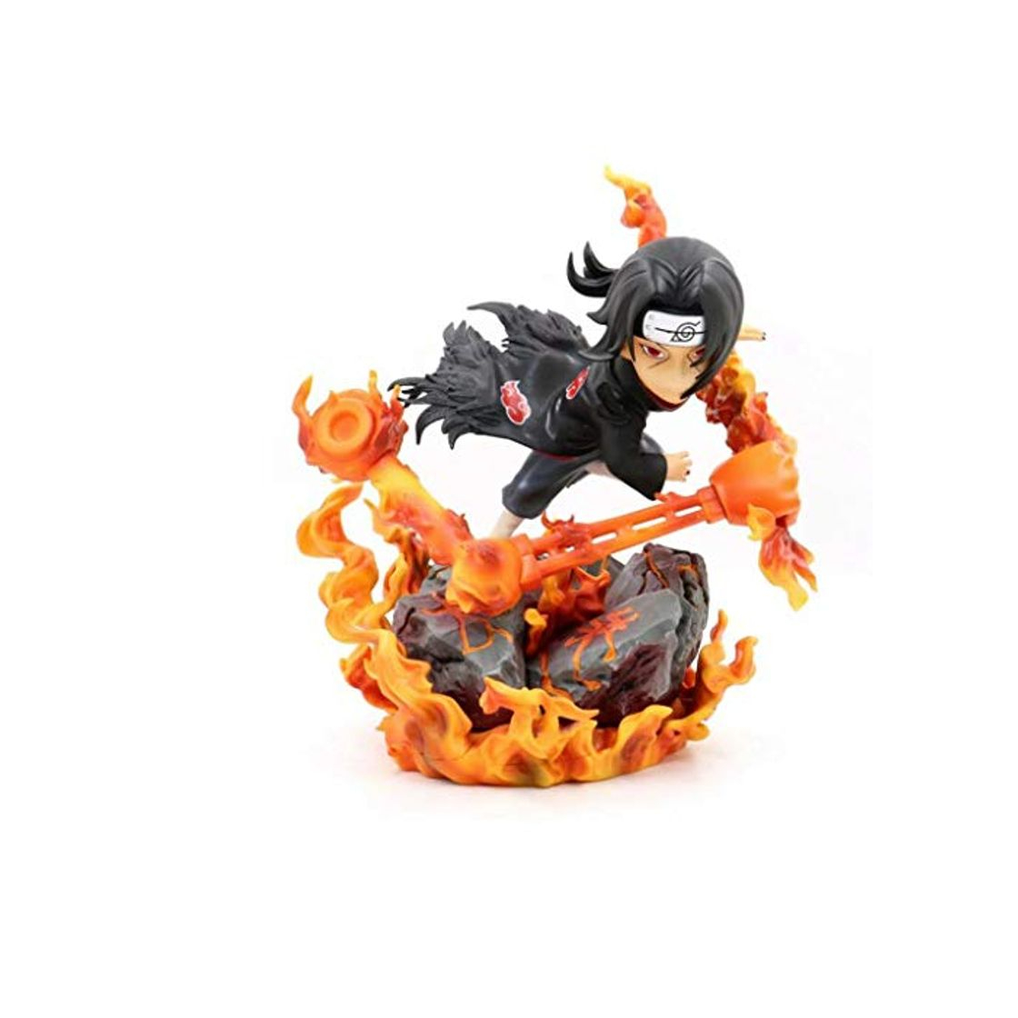 Producto Luck7DZ Figura de acción de Akatsuki Itachi Uchiha miembro Susanoo Sharingan Animado Modelo de PVC de colección y decoración modelo de juguete