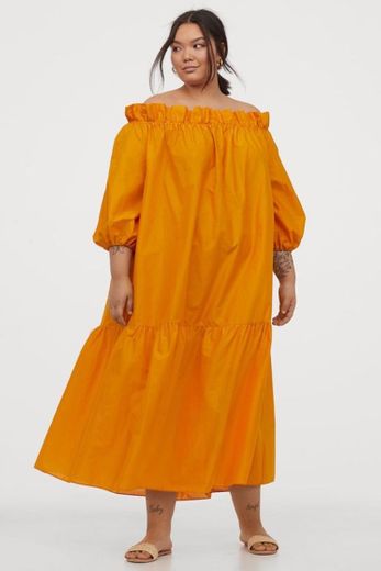 H&M+ Vestido - Amarelo escuro - | H&M PT