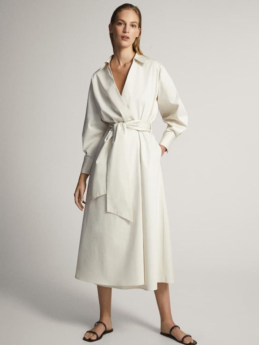 Vestido popelina 