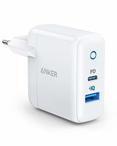 Anker USB C Cargador Power Port PD 2 Cargador de Pared 30 W Dual
