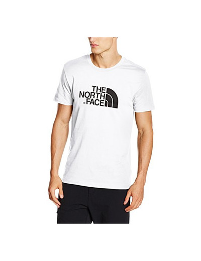 The North Face S/S Easy H Camiseta de Manga Corta, Hombre, Blanco