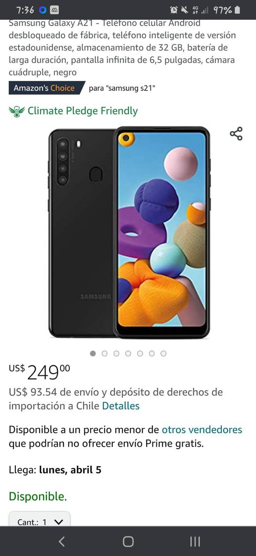 Fashion Samsung Galaxy A21