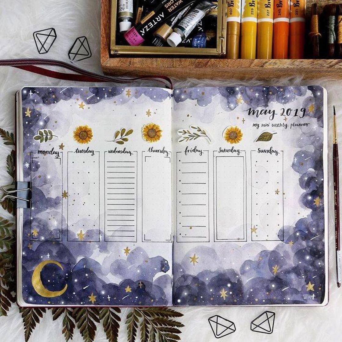 Fashion Planner bullet journal 