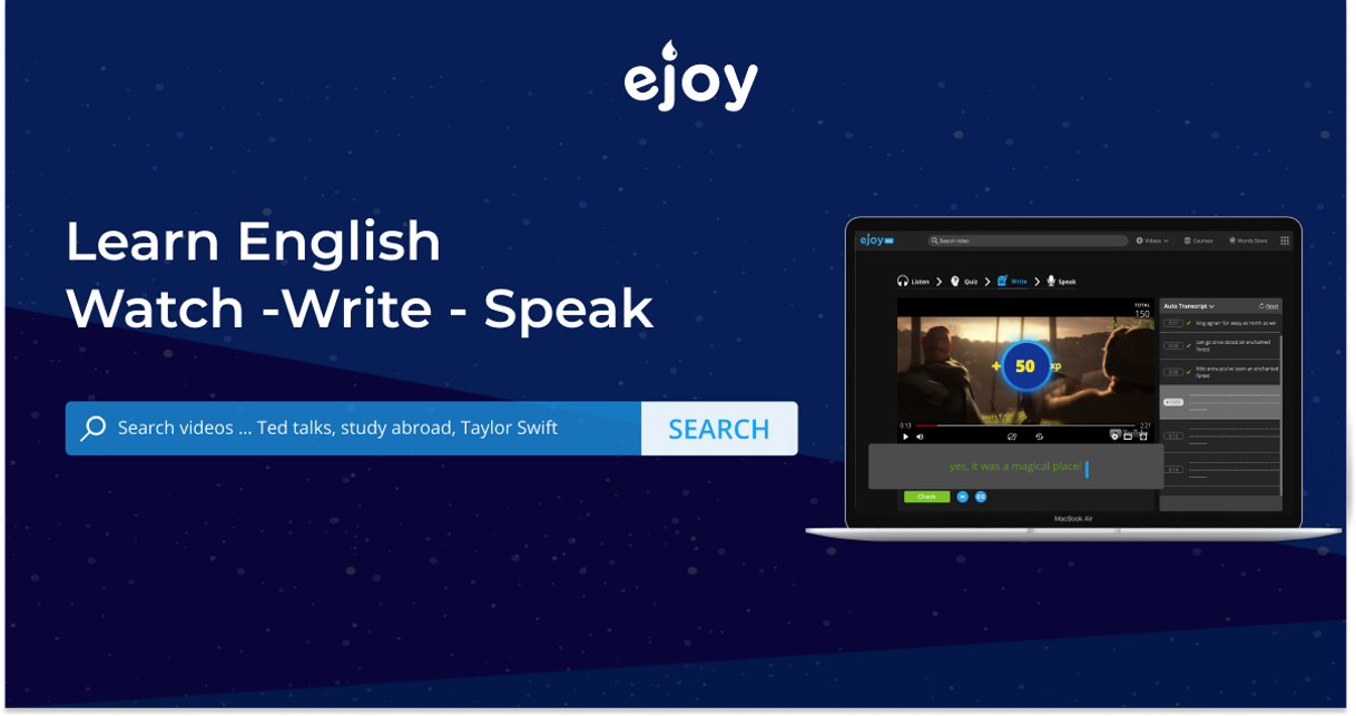 Fashion eJOY Go Web - Learn English with 