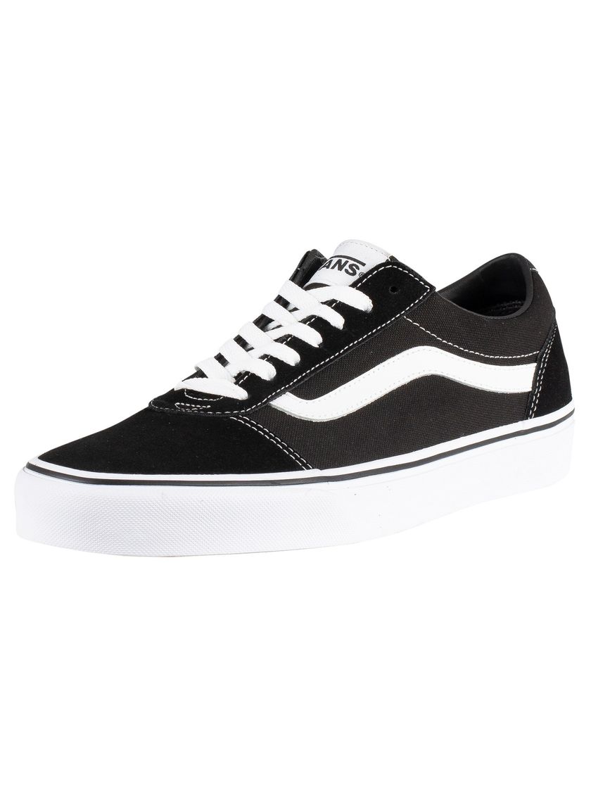 Moda Vans Ward Canvas, Zapatillas Hombre, Negro