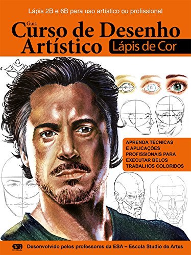 Libros Guia Curso de Desenho Artístico - Rosto: com lápis de cor Ed.01