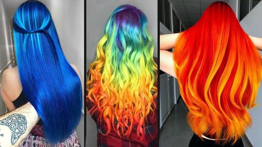 Top 10 Amazing Hair Color Transformation For Long Hair!Rainbow ...