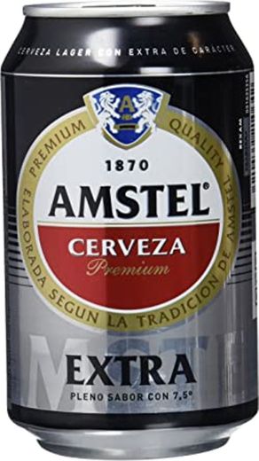 Amstel Cerveza - Caja de 24 Latas 330 ml - Total