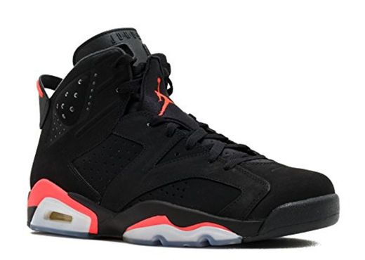 Nike Air Jordan 6 Retro, Zapatillas de Deporte para Hombre, Negro/Rojo