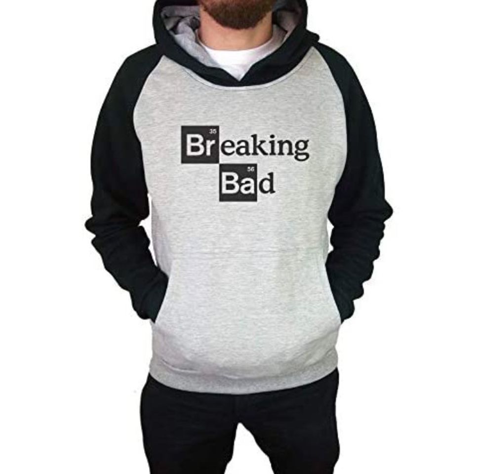 Fashion 
Moletom Canguru Masculino Raglan Breaking Bad ER_045