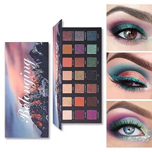 Jooayou 21 Colores Duradero Paleta de Sombras de Ojos