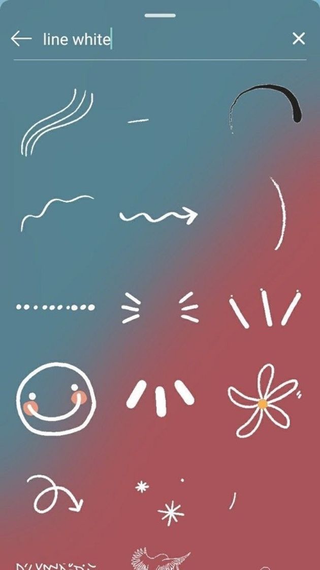 Social Linhas brancas 😍