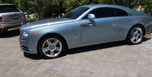 Ice Blue Rolls Royce 