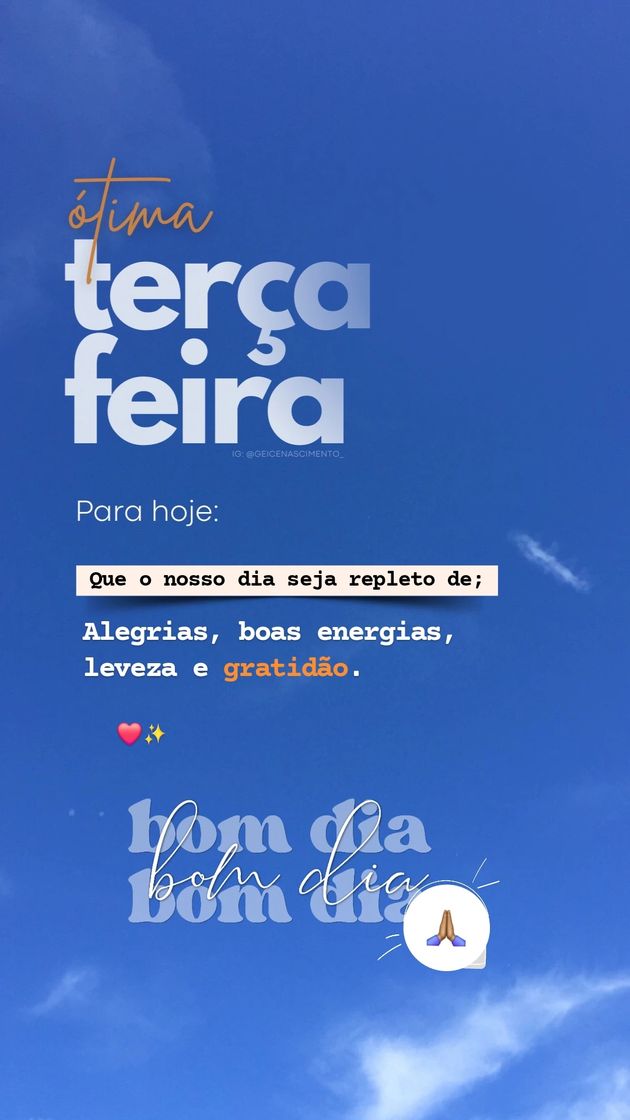 Fashion Bom dia, terça-feira!