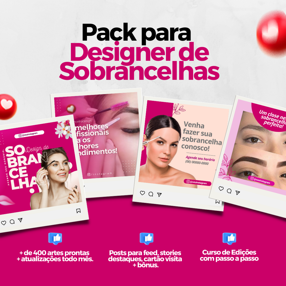 Moda Pack Designer de Sobrancelha 