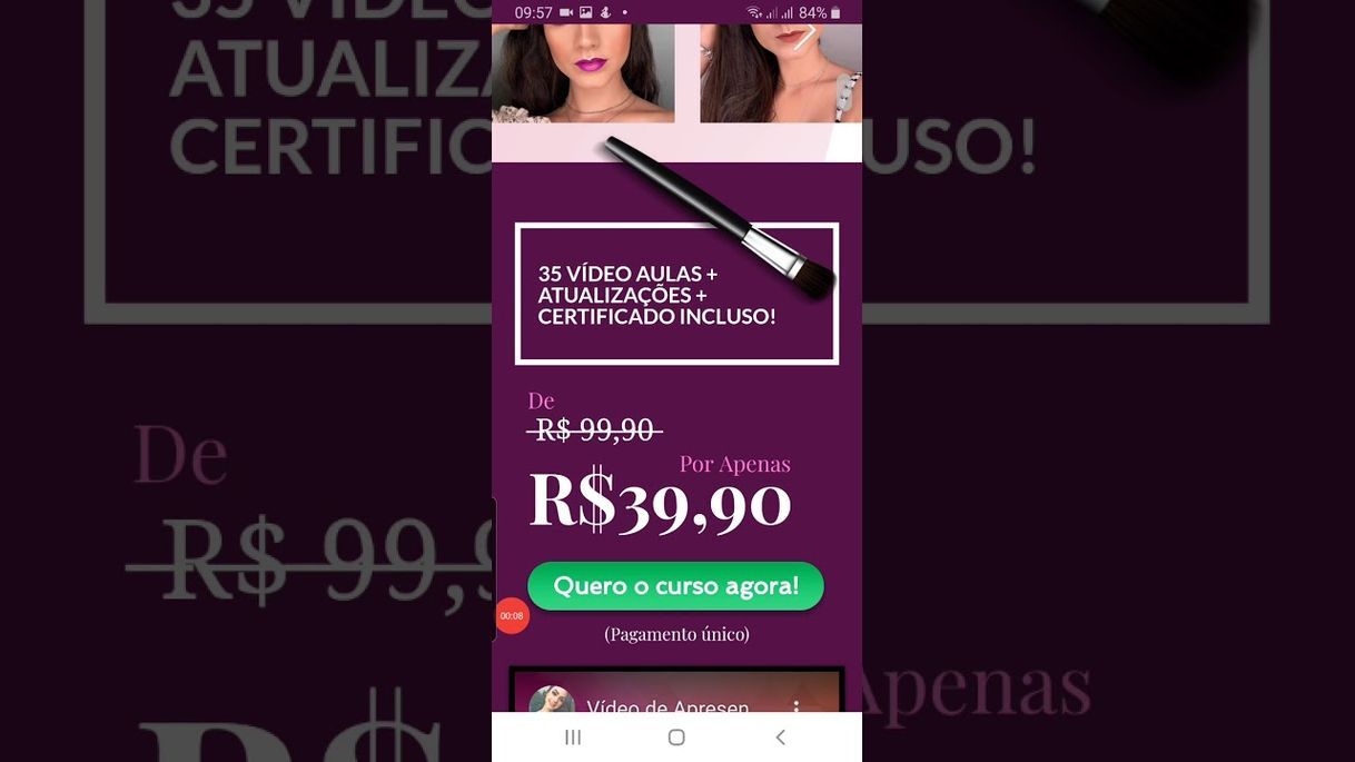 Fashion Curso de maquiagem Andreia venturini