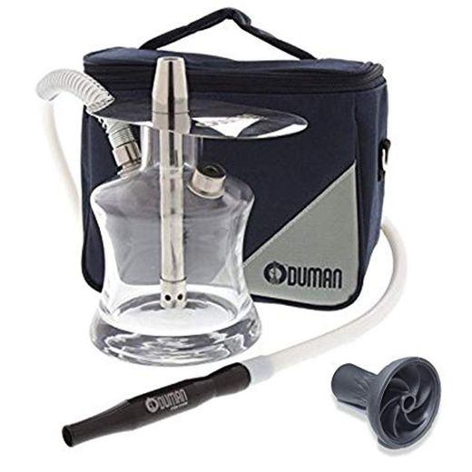 Cachimba Shisha Narguile Hookah Oduman Travel N2 con Cazoleta de Silicona Incluida