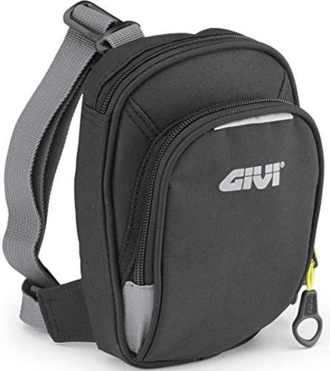 GIVI EA109B Easy Bag Bolsillo de Pierna Negro con Dos Ranuras