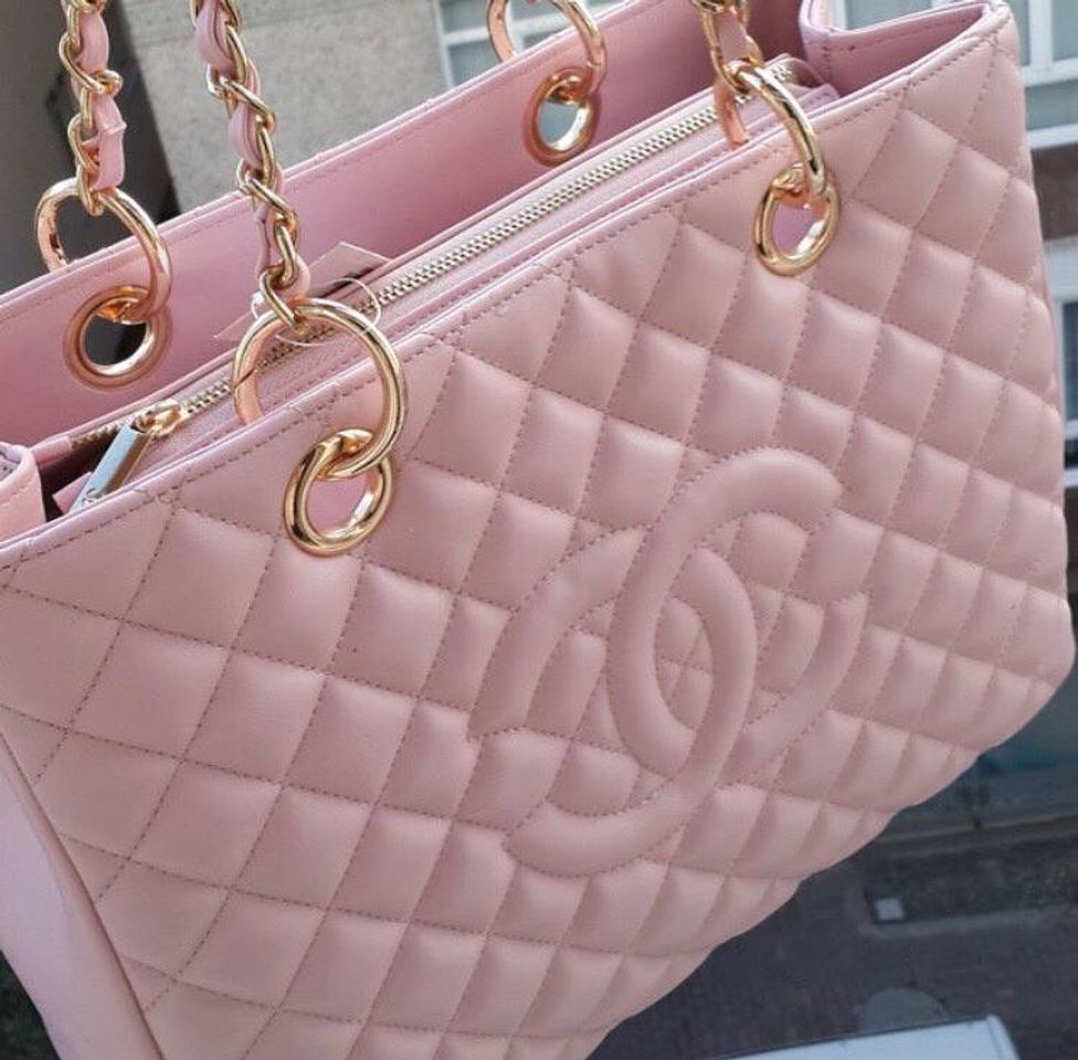 Fashion Bolsa Chanel rosa bebê 💕