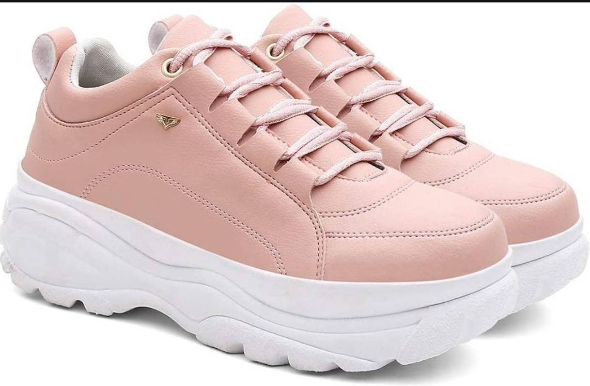 Fashion Tenis Feminino Bufalo Casual Sola Alta

