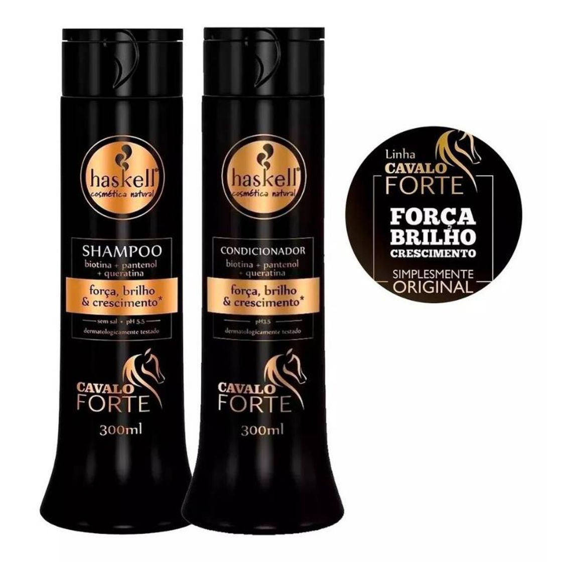 Fashion Kit Haskell Cavalo Forte Shampoo e Condicionador 300ml