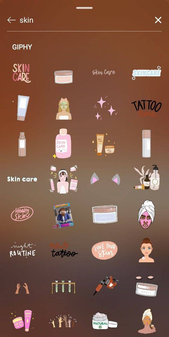 Social Gifs skin care